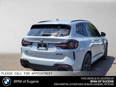 2024 BMW X3 M40i — rear three-quarter view