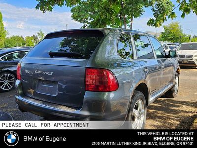 2004 Porsche Cayenne — rear three-quarter view