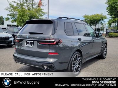 2027 BMW X7 — rear three-quarter view