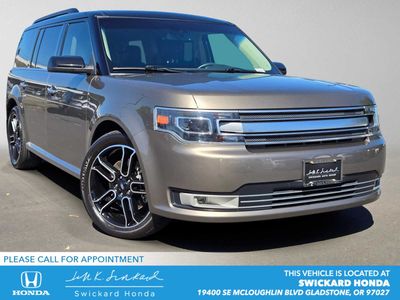 2013 Ford Flex Limited w/EcoBoost in Mineral Gray Metallic — front three-quarter view