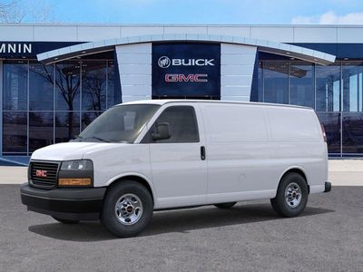 2026 GMC Savana Cargo — rear three-quarter view