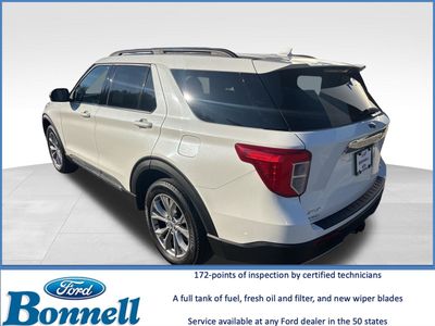 2023 Ford Explorer — rear three-quarter view