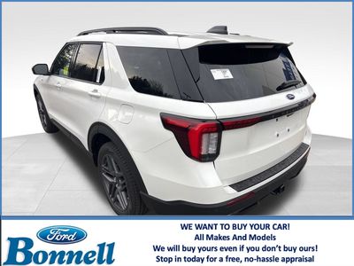 2026 Ford Explorer — rear three-quarter view