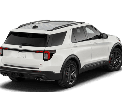 2026 Ford Explorer — rear three-quarter view
