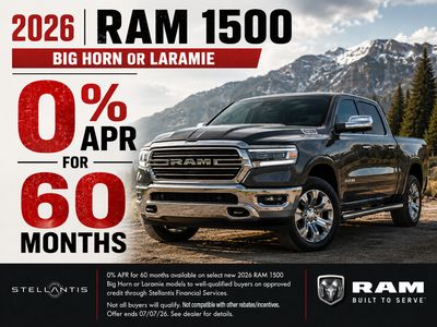 2026 RAM 1500 — side profile view