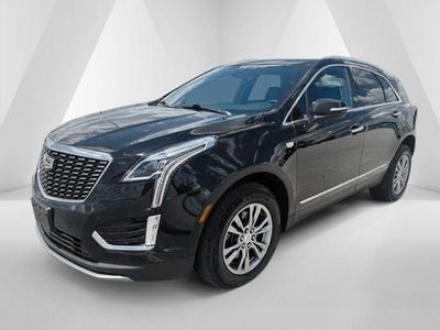 2021 Cadillac XT5 — rear three-quarter view