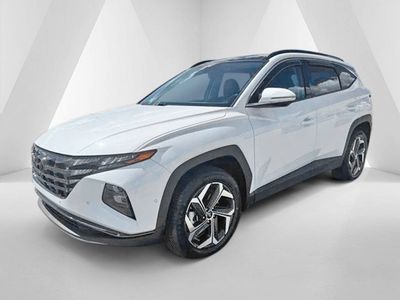 2022 Hyundai Tucson — rear three-quarter view