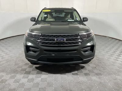 2023 Ford Explorer — rear three-quarter view
