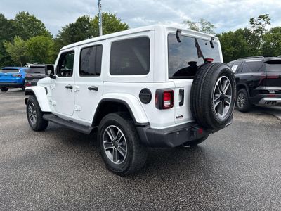 2023 Jeep Wrangler — rear three-quarter view