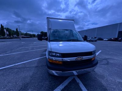 2025 Chevrolet Express Cutaway 3500 — rear three-quarter view