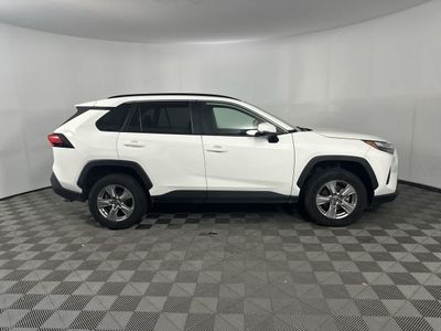 2025 Toyota RAV4 — rear three-quarter view