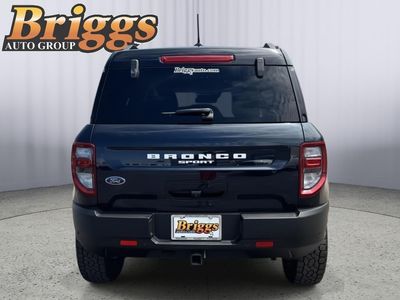 2022 Ford Bronco Sport — interior view
