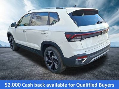 2026 Volkswagen Taos — rear three-quarter view
