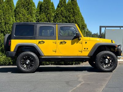 2007 Jeep Wrangler — rear three-quarter view