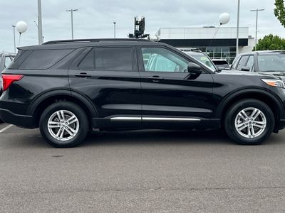 2023 Ford Explorer — rear three-quarter view