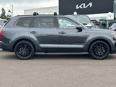 2021 Kia Telluride — rear three-quarter view