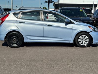 2012 Hyundai Accent — rear three-quarter view