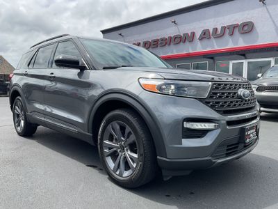 2023 Ford Explorer — rear three-quarter view