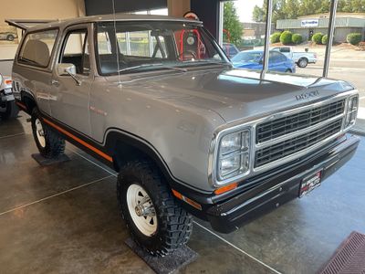 1980 Dodge Ramcharger — rear three-quarter view