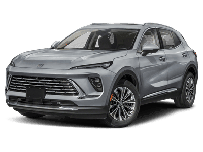 2025 Buick Envision Sport Touring in Moonstone Gray Metallic — front three-quarter view