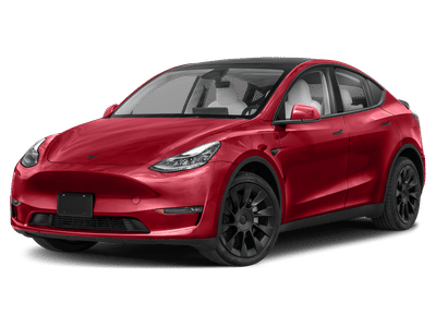2024 Tesla Model Y RWD *Ltd Avail* in Bk — front three-quarter view