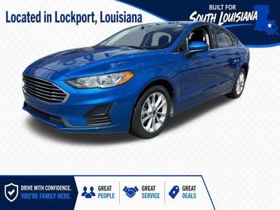 2019 Ford Fusion — rear three-quarter view