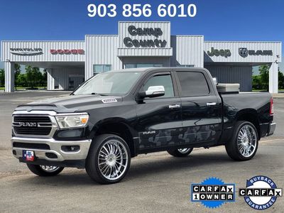 2021 RAM 1500 — rear three-quarter view