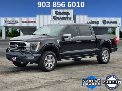 2021 Ford F-150 — rear three-quarter view