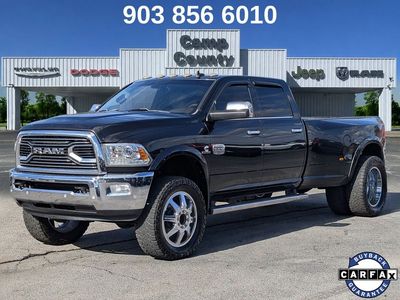 2018 RAM 3500 — rear three-quarter view