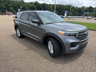2022 Ford Explorer — rear three-quarter view
