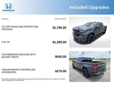 2021 Chevrolet Silverado 1500 — rear three-quarter view