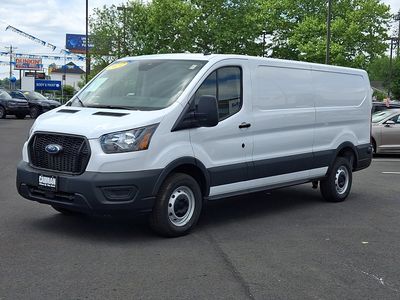 2024 Ford Transit Cargo Van — rear three-quarter view
