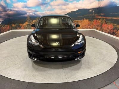 2022 Tesla Model 3 — rear three-quarter view
