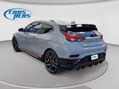 2021 Hyundai Veloster N — rear three-quarter view