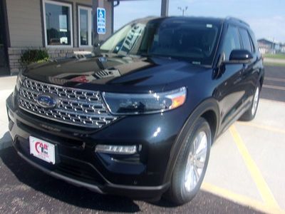 2021 Ford Explorer — rear three-quarter view