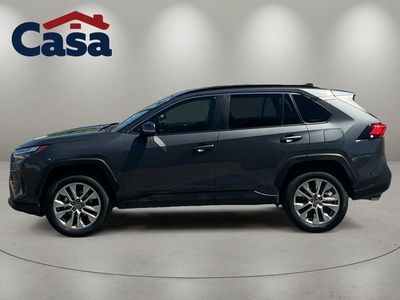 2025 Toyota RAV4 — rear three-quarter view