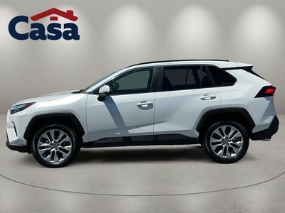2025 Toyota RAV4 — rear three-quarter view