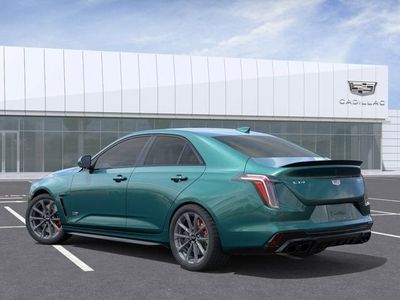 2026 Cadillac CT4-V — rear three-quarter view