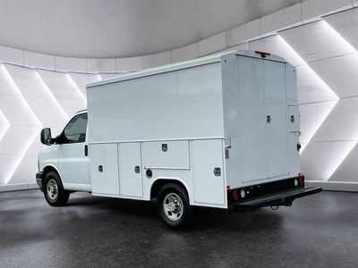 2022 Chevrolet Express Cutaway 3500 — rear three-quarter view