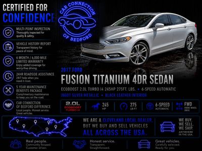 2017 Ford Fusion — interior view