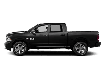 2016 RAM 1500 — rear three-quarter view