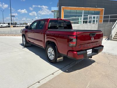 2022 Nissan Frontier — rear three-quarter view