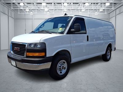 2022 GMC Savana Cargo — rear three-quarter view