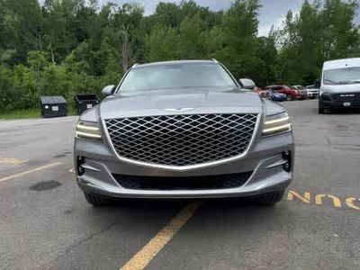 2021 Genesis GV80 — rear three-quarter view