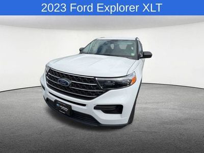 2023 Ford Explorer — rear three-quarter view