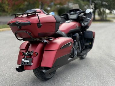 2025 Indian Motorcycle Pursuit Dark Horse w/PowerBand Audio Sunset Red Smoke with Black Smoke - Photo 4