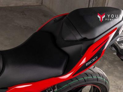 2025 Kawasaki Ninja 500 ABS Passion Red/Metallic Flat Spark Black - Photo 14