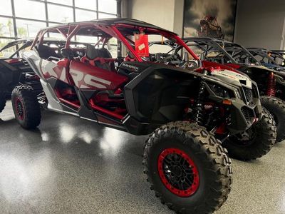 2025 Can-Am Maverick X3 Max X RS Turbo RR With Smart-Shox Fiery Red & Hyper Silver - Photo 1