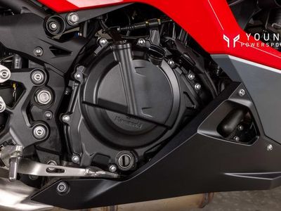 2025 Kawasaki Ninja 500 ABS Passion Red/Metallic Flat Spark Black - Photo 3