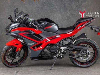 2025 Kawasaki Ninja 500 ABS Passion Red/Metallic Flat Spark Black - Photo 1